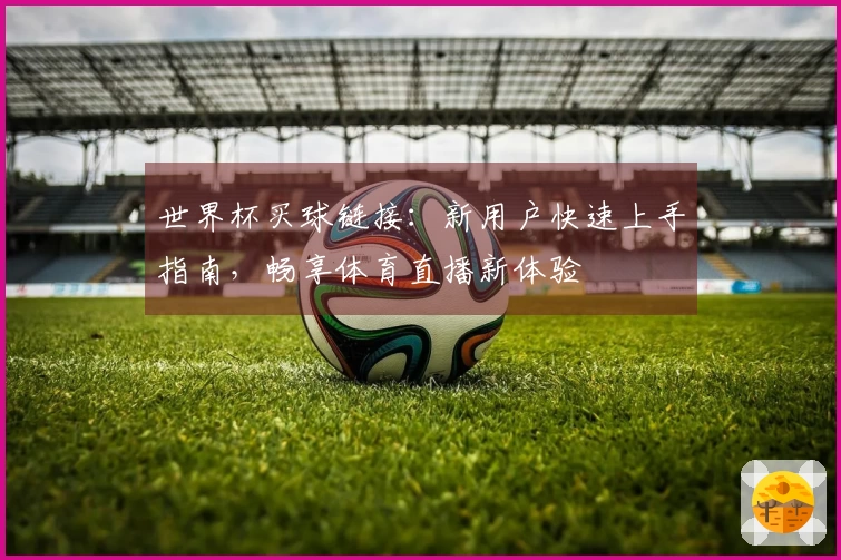 世界杯买球链接：新用户快速上手指南，畅享体育直播新体验